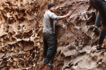 Bouldering in Hueco Tanks on 01/13/2019 with Blue Lizard Climbing and Yoga

Filename: SRM_20190113_1622100.jpg
Aperture: f/2.8
Shutter Speed: 1/60
Body: Canon EOS-1D Mark II
Lens: Canon EF 50mm f/1.8 II