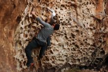 Bouldering in Hueco Tanks on 01/13/2019 with Blue Lizard Climbing and Yoga

Filename: SRM_20190113_1625560.jpg
Aperture: f/4.0
Shutter Speed: 1/60
Body: Canon EOS-1D Mark II
Lens: Canon EF 50mm f/1.8 II