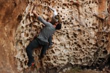 Bouldering in Hueco Tanks on 01/13/2019 with Blue Lizard Climbing and Yoga

Filename: SRM_20190113_1625570.jpg
Aperture: f/4.0
Shutter Speed: 1/60
Body: Canon EOS-1D Mark II
Lens: Canon EF 50mm f/1.8 II