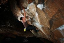 Bouldering in Hueco Tanks on 01/13/2019 with Blue Lizard Climbing and Yoga

Filename: SRM_20190113_1727460.jpg
Aperture: f/8.0
Shutter Speed: 1/250
Body: Canon EOS-1D Mark II
Lens: Canon EF 16-35mm f/2.8 L