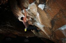 Bouldering in Hueco Tanks on 01/13/2019 with Blue Lizard Climbing and Yoga

Filename: SRM_20190113_1727460.jpg
Aperture: f/8.0
Shutter Speed: 1/250
Body: Canon EOS-1D Mark II
Lens: Canon EF 16-35mm f/2.8 L