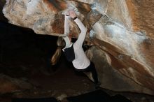 Bouldering in Hueco Tanks on 01/13/2019 with Blue Lizard Climbing and Yoga

Filename: SRM_20190113_1737260.jpg
Aperture: f/8.0
Shutter Speed: 1/250
Body: Canon EOS-1D Mark II
Lens: Canon EF 16-35mm f/2.8 L