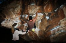 Bouldering in Hueco Tanks on 01/13/2019 with Blue Lizard Climbing and Yoga

Filename: SRM_20190113_1756120.jpg
Aperture: f/8.0
Shutter Speed: 1/250
Body: Canon EOS-1D Mark II
Lens: Canon EF 16-35mm f/2.8 L