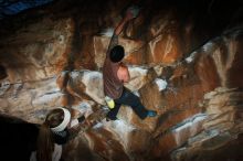 Bouldering in Hueco Tanks on 01/13/2019 with Blue Lizard Climbing and Yoga

Filename: SRM_20190113_1756200.jpg
Aperture: f/8.0
Shutter Speed: 1/250
Body: Canon EOS-1D Mark II
Lens: Canon EF 16-35mm f/2.8 L