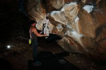 Bouldering in Hueco Tanks on 01/13/2019 with Blue Lizard Climbing and Yoga

Filename: SRM_20190113_1805240.jpg
Aperture: f/8.0
Shutter Speed: 1/250
Body: Canon EOS-1D Mark II
Lens: Canon EF 16-35mm f/2.8 L