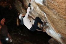 Bouldering in Hueco Tanks on 01/13/2019 with Blue Lizard Climbing and Yoga

Filename: SRM_20190113_1805410.jpg
Aperture: f/8.0
Shutter Speed: 1/250
Body: Canon EOS-1D Mark II
Lens: Canon EF 16-35mm f/2.8 L