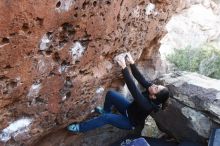 Bouldering in Hueco Tanks on 01/14/2019 with Blue Lizard Climbing and Yoga

Filename: SRM_20190114_1016030.jpg
Aperture: f/4.0
Shutter Speed: 1/160
Body: Canon EOS-1D Mark II
Lens: Canon EF 16-35mm f/2.8 L