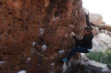 Bouldering in Hueco Tanks on 01/14/2019 with Blue Lizard Climbing and Yoga

Filename: SRM_20190114_1016141.jpg
Aperture: f/6.3
Shutter Speed: 1/160
Body: Canon EOS-1D Mark II
Lens: Canon EF 16-35mm f/2.8 L