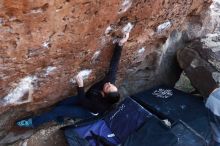 Bouldering in Hueco Tanks on 01/14/2019 with Blue Lizard Climbing and Yoga

Filename: SRM_20190114_1033270.jpg
Aperture: f/3.5
Shutter Speed: 1/200
Body: Canon EOS-1D Mark II
Lens: Canon EF 16-35mm f/2.8 L