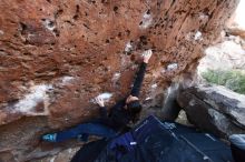 Bouldering in Hueco Tanks on 01/14/2019 with Blue Lizard Climbing and Yoga

Filename: SRM_20190114_1051060.jpg
Aperture: f/3.5
Shutter Speed: 1/200
Body: Canon EOS-1D Mark II
Lens: Canon EF 16-35mm f/2.8 L