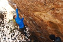 Bouldering in Hueco Tanks on 01/14/2019 with Blue Lizard Climbing and Yoga

Filename: SRM_20190114_1123160.jpg
Aperture: f/4.0
Shutter Speed: 1/250
Body: Canon EOS-1D Mark II
Lens: Canon EF 50mm f/1.8 II