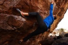 Bouldering in Hueco Tanks on 01/14/2019 with Blue Lizard Climbing and Yoga

Filename: SRM_20190114_1137560.jpg
Aperture: f/8.0
Shutter Speed: 1/200
Body: Canon EOS-1D Mark II
Lens: Canon EF 16-35mm f/2.8 L