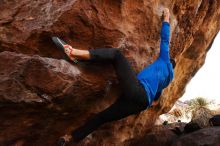 Bouldering in Hueco Tanks on 01/14/2019 with Blue Lizard Climbing and Yoga

Filename: SRM_20190114_1137561.jpg
Aperture: f/8.0
Shutter Speed: 1/200
Body: Canon EOS-1D Mark II
Lens: Canon EF 16-35mm f/2.8 L