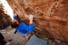 Bouldering in Hueco Tanks on 01/14/2019 with Blue Lizard Climbing and Yoga

Filename: SRM_20190114_1145310.jpg
Aperture: f/5.6
Shutter Speed: 1/250
Body: Canon EOS-1D Mark II
Lens: Canon EF 16-35mm f/2.8 L