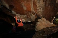 Bouldering in Hueco Tanks on 01/14/2019 with Blue Lizard Climbing and Yoga

Filename: SRM_20190114_1257260.jpg
Aperture: f/8.0
Shutter Speed: 1/250
Body: Canon EOS-1D Mark II
Lens: Canon EF 16-35mm f/2.8 L