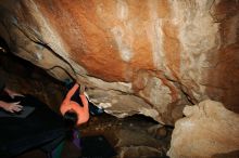 Bouldering in Hueco Tanks on 01/14/2019 with Blue Lizard Climbing and Yoga

Filename: SRM_20190114_1257460.jpg
Aperture: f/8.0
Shutter Speed: 1/250
Body: Canon EOS-1D Mark II
Lens: Canon EF 16-35mm f/2.8 L