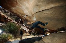 Bouldering in Hueco Tanks on 01/14/2019 with Blue Lizard Climbing and Yoga

Filename: SRM_20190114_1259420.jpg
Aperture: f/8.0
Shutter Speed: 1/250
Body: Canon EOS-1D Mark II
Lens: Canon EF 16-35mm f/2.8 L