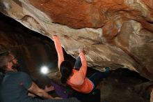 Bouldering in Hueco Tanks on 01/14/2019 with Blue Lizard Climbing and Yoga

Filename: SRM_20190114_1331010.jpg
Aperture: f/8.0
Shutter Speed: 1/250
Body: Canon EOS-1D Mark II
Lens: Canon EF 16-35mm f/2.8 L