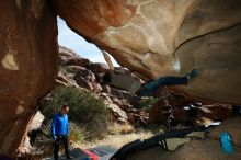 Bouldering in Hueco Tanks on 01/14/2019 with Blue Lizard Climbing and Yoga

Filename: SRM_20190114_1340220.jpg
Aperture: f/8.0
Shutter Speed: 1/250
Body: Canon EOS-1D Mark II
Lens: Canon EF 16-35mm f/2.8 L