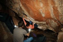 Bouldering in Hueco Tanks on 01/14/2019 with Blue Lizard Climbing and Yoga

Filename: SRM_20190114_1350160.jpg
Aperture: f/8.0
Shutter Speed: 1/250
Body: Canon EOS-1D Mark II
Lens: Canon EF 16-35mm f/2.8 L