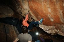 Bouldering in Hueco Tanks on 01/14/2019 with Blue Lizard Climbing and Yoga

Filename: SRM_20190114_1350280.jpg
Aperture: f/8.0
Shutter Speed: 1/250
Body: Canon EOS-1D Mark II
Lens: Canon EF 16-35mm f/2.8 L