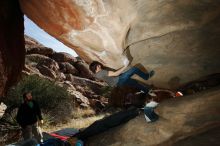 Bouldering in Hueco Tanks on 01/14/2019 with Blue Lizard Climbing and Yoga

Filename: SRM_20190114_1408240.jpg
Aperture: f/8.0
Shutter Speed: 1/250
Body: Canon EOS-1D Mark II
Lens: Canon EF 16-35mm f/2.8 L