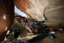 Bouldering in Hueco Tanks on 01/14/2019 with Blue Lizard Climbing and Yoga

Filename: SRM_20190114_1408300.jpg
Aperture: f/8.0
Shutter Speed: 1/250
Body: Canon EOS-1D Mark II
Lens: Canon EF 16-35mm f/2.8 L