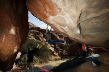 Bouldering in Hueco Tanks on 01/14/2019 with Blue Lizard Climbing and Yoga

Filename: SRM_20190114_1408450.jpg
Aperture: f/8.0
Shutter Speed: 1/250
Body: Canon EOS-1D Mark II
Lens: Canon EF 16-35mm f/2.8 L