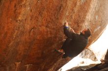 Bouldering in Hueco Tanks on 01/14/2019 with Blue Lizard Climbing and Yoga

Filename: SRM_20190114_1524260.jpg
Aperture: f/2.2
Shutter Speed: 1/160
Body: Canon EOS-1D Mark II
Lens: Canon EF 50mm f/1.8 II