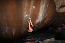 Bouldering in Hueco Tanks on 01/14/2019 with Blue Lizard Climbing and Yoga

Filename: SRM_20190114_1602320.jpg
Aperture: f/5.6
Shutter Speed: 1/250
Body: Canon EOS-1D Mark II
Lens: Canon EF 16-35mm f/2.8 L