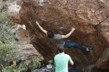 Bouldering in Hueco Tanks on 01/14/2019 with Blue Lizard Climbing and Yoga

Filename: SRM_20190114_1648510.jpg
Aperture: f/2.5
Shutter Speed: 1/320
Body: Canon EOS-1D Mark II
Lens: Canon EF 50mm f/1.8 II