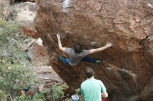 Bouldering in Hueco Tanks on 01/14/2019 with Blue Lizard Climbing and Yoga

Filename: SRM_20190114_1648540.jpg
Aperture: f/2.5
Shutter Speed: 1/320
Body: Canon EOS-1D Mark II
Lens: Canon EF 50mm f/1.8 II