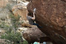 Bouldering in Hueco Tanks on 01/14/2019 with Blue Lizard Climbing and Yoga

Filename: SRM_20190114_1649130.jpg
Aperture: f/3.2
Shutter Speed: 1/320
Body: Canon EOS-1D Mark II
Lens: Canon EF 50mm f/1.8 II