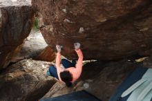 Bouldering in Hueco Tanks on 01/14/2019 with Blue Lizard Climbing and Yoga

Filename: SRM_20190114_1702530.jpg
Aperture: f/3.5
Shutter Speed: 1/250
Body: Canon EOS-1D Mark II
Lens: Canon EF 50mm f/1.8 II