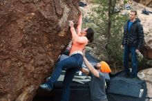 Bouldering in Hueco Tanks on 01/14/2019 with Blue Lizard Climbing and Yoga

Filename: SRM_20190114_1710410.jpg
Aperture: f/3.5
Shutter Speed: 1/250
Body: Canon EOS-1D Mark II
Lens: Canon EF 50mm f/1.8 II