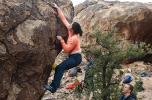 Bouldering in Hueco Tanks on 01/14/2019 with Blue Lizard Climbing and Yoga

Filename: SRM_20190114_1711150.jpg
Aperture: f/4.5
Shutter Speed: 1/250
Body: Canon EOS-1D Mark II
Lens: Canon EF 50mm f/1.8 II