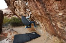 Bouldering in Hueco Tanks on 01/14/2019 with Blue Lizard Climbing and Yoga

Filename: SRM_20190114_1739040.jpg
Aperture: f/5.0
Shutter Speed: 1/200
Body: Canon EOS-1D Mark II
Lens: Canon EF 16-35mm f/2.8 L