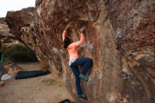 Bouldering in Hueco Tanks on 01/14/2019 with Blue Lizard Climbing and Yoga

Filename: SRM_20190114_1744420.jpg
Aperture: f/6.3
Shutter Speed: 1/200
Body: Canon EOS-1D Mark II
Lens: Canon EF 16-35mm f/2.8 L