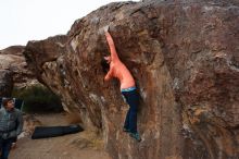 Bouldering in Hueco Tanks on 01/14/2019 with Blue Lizard Climbing and Yoga

Filename: SRM_20190114_1744450.jpg
Aperture: f/7.1
Shutter Speed: 1/200
Body: Canon EOS-1D Mark II
Lens: Canon EF 16-35mm f/2.8 L