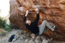 Bouldering in Hueco Tanks on 01/14/2019 with Blue Lizard Climbing and Yoga

Filename: SRM_20190114_1057130.jpg
Aperture: f/3.2
Shutter Speed: 1/250
Body: Canon EOS-1D Mark II
Lens: Canon EF 50mm f/1.8 II