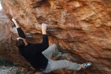 Bouldering in Hueco Tanks on 01/14/2019 with Blue Lizard Climbing and Yoga

Filename: SRM_20190114_1057180.jpg
Aperture: f/3.5
Shutter Speed: 1/250
Body: Canon EOS-1D Mark II
Lens: Canon EF 50mm f/1.8 II