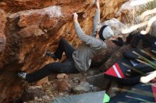 Bouldering in Hueco Tanks on 01/14/2019 with Blue Lizard Climbing and Yoga

Filename: SRM_20190114_1110300.jpg
Aperture: f/2.8
Shutter Speed: 1/250
Body: Canon EOS-1D Mark II
Lens: Canon EF 50mm f/1.8 II