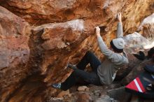 Bouldering in Hueco Tanks on 01/14/2019 with Blue Lizard Climbing and Yoga

Filename: SRM_20190114_1110310.jpg
Aperture: f/2.8
Shutter Speed: 1/250
Body: Canon EOS-1D Mark II
Lens: Canon EF 50mm f/1.8 II