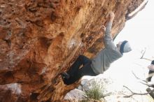 Bouldering in Hueco Tanks on 01/14/2019 with Blue Lizard Climbing and Yoga

Filename: SRM_20190114_1110510.jpg
Aperture: f/2.8
Shutter Speed: 1/250
Body: Canon EOS-1D Mark II
Lens: Canon EF 50mm f/1.8 II