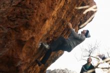 Bouldering in Hueco Tanks on 01/14/2019 with Blue Lizard Climbing and Yoga

Filename: SRM_20190114_1110590.jpg
Aperture: f/2.8
Shutter Speed: 1/250
Body: Canon EOS-1D Mark II
Lens: Canon EF 50mm f/1.8 II