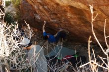 Bouldering in Hueco Tanks on 01/14/2019 with Blue Lizard Climbing and Yoga

Filename: SRM_20190114_1119550.jpg
Aperture: f/4.0
Shutter Speed: 1/250
Body: Canon EOS-1D Mark II
Lens: Canon EF 50mm f/1.8 II