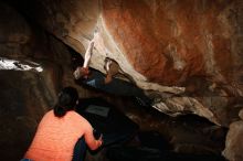 Bouldering in Hueco Tanks on 01/14/2019 with Blue Lizard Climbing and Yoga

Filename: SRM_20190114_1258390.jpg
Aperture: f/8.0
Shutter Speed: 1/250
Body: Canon EOS-1D Mark II
Lens: Canon EF 16-35mm f/2.8 L