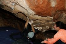 Bouldering in Hueco Tanks on 01/14/2019 with Blue Lizard Climbing and Yoga

Filename: SRM_20190114_1311230.jpg
Aperture: f/8.0
Shutter Speed: 1/250
Body: Canon EOS-1D Mark II
Lens: Canon EF 16-35mm f/2.8 L