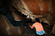 Bouldering in Hueco Tanks on 01/14/2019 with Blue Lizard Climbing and Yoga

Filename: SRM_20190114_1325550.jpg
Aperture: f/8.0
Shutter Speed: 1/250
Body: Canon EOS-1D Mark II
Lens: Canon EF 16-35mm f/2.8 L