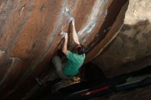 Bouldering in Hueco Tanks on 01/14/2019 with Blue Lizard Climbing and Yoga

Filename: SRM_20190114_1527310.jpg
Aperture: f/4.0
Shutter Speed: 1/250
Body: Canon EOS-1D Mark II
Lens: Canon EF 50mm f/1.8 II